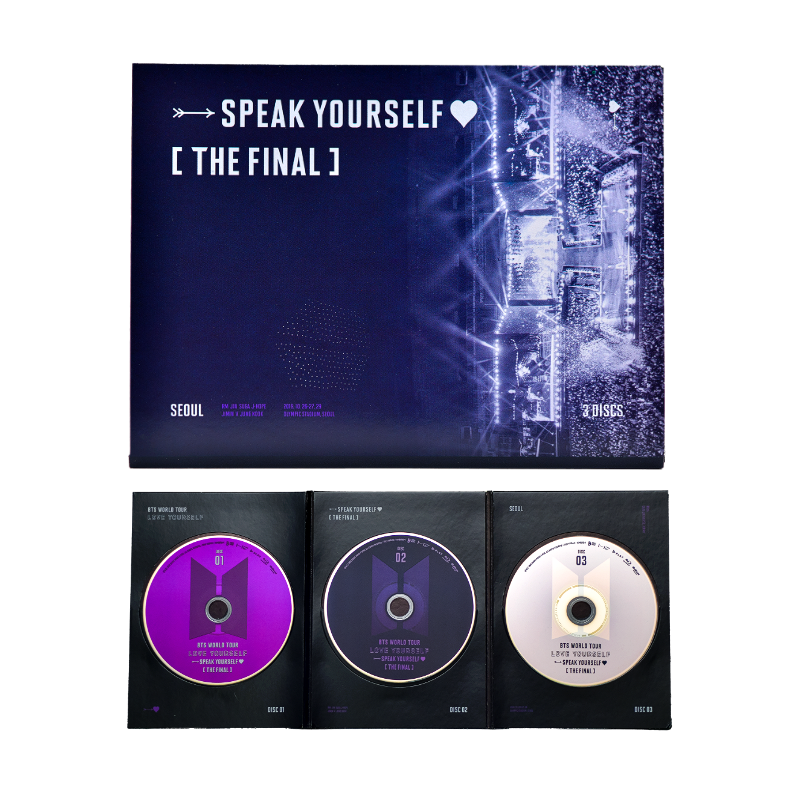 BTS LOVE YOURSELF SPEAK YOURSELF THE FINAL Blu-ray Official SEALED Weverse