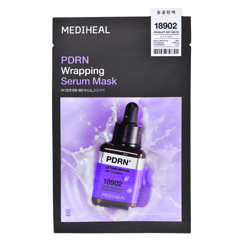 MEDIHEAL Wrapping Serum Mask 6 Types Set PDRN Collagen Korean Skincare