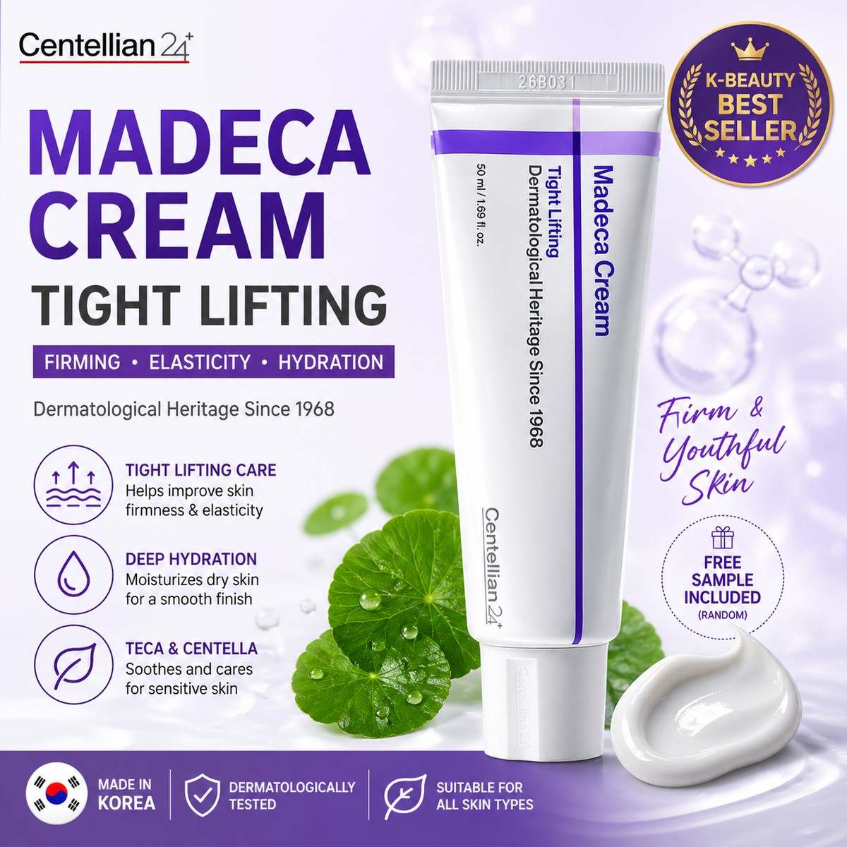 Centellian24 Madeca Cream Tight Lifting 50ml Anti Aging Firming K-Beauty Korea